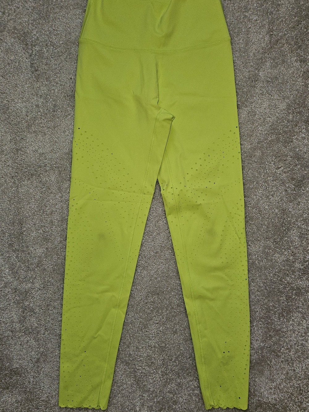 Women’s High-Waist Lime Green Leggings